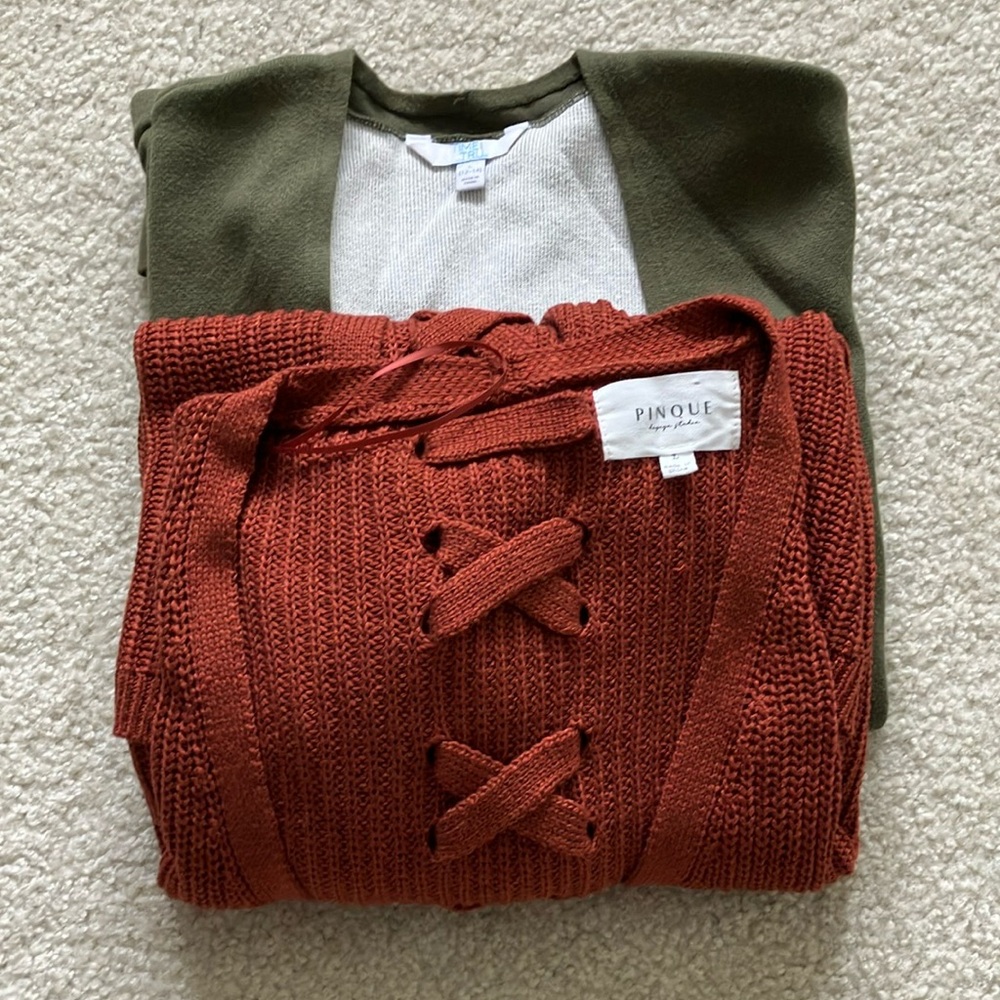 Bundle | 2 Duster/Cardigans | Large